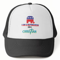 I'm a Republican and a Christian Mesh Hat