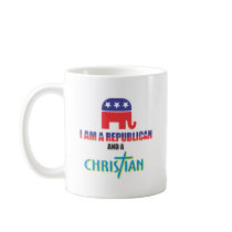 I'm a Republican and a Christian Mugs