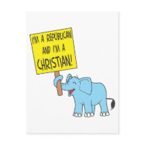 I'm a Republican and a Christian Post Cards
