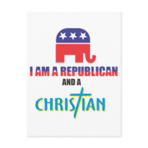 I'm a Republican and a Christian Post Cards