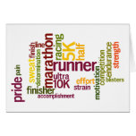 I'm a Runner Words Card