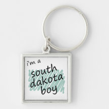 I'm a South Dakota Boy Keychain