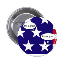 I'm a star (I love you) Buttons