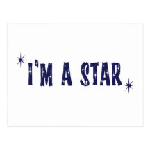 I'm a star postcards
