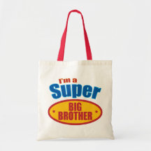 I'm a Super Big Brother Canvas Bags