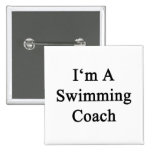 I'm A Swimming Coach Button