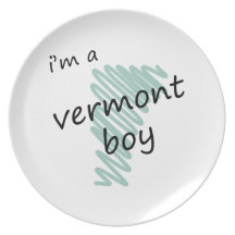 I'm a Vermont Boy Party Plates