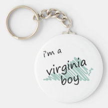 I'm a Virginia Boy Key Chains
