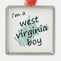 I'm a West Virginia Boy Ornament