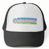 I'm a Woman and I Vote! Trucker Hat