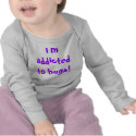 I'm addicted to hugs! t-shirts