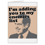 I'm Adding You To My Enemies List Card