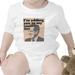 I'm Adding You To My Enemies List T-shirt