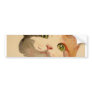 I'm All Ears: Calico Cat Portrait Bumper Sticker