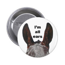 I'm All Ears Mule Buttons