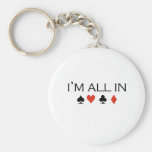 I'm all in T-shirt Keychain