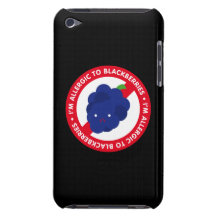 I'm allergic to blackberries! iPod touch Case-Mate case
