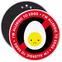 I'm allergic to eggs! pins