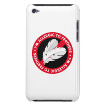 I'm allergic to feathers! Feather allergy iPod Touch Case