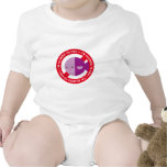 I'm allergic to fish! baby bodysuit
