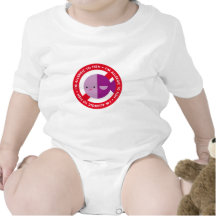 I'm allergic to fish! baby bodysuit