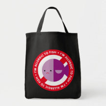 I'm allergic to fish! bag
