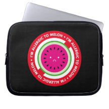 I'm allergic to melon! Melon allergy Computer Sleeve
