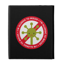 I'm allergic to molds! iPad folio cover