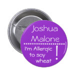 I'm Allergic to soy wheat allergy button
