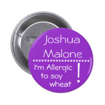 I'm Allergic to soy wheat allergy button