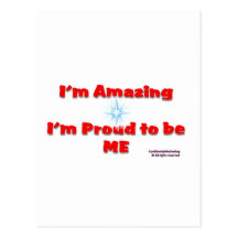 I'm Amazing Post Card