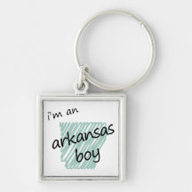 I'm an Arkansas Boy Keychains