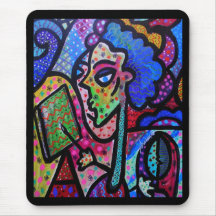 IM AN ARTIST BY PRISARTS MOUSE PAD