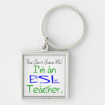 I'm an ESL Teacher Keychain