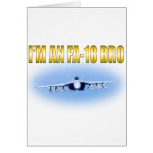 I'm an FA-18 Card