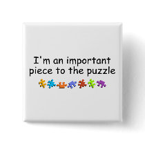 Im An Important Piece Of The Puzzle Pins