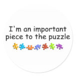 Im An Important Piece Of The Puzzle Sticker