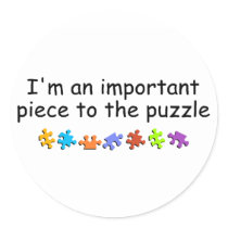Im An Important Piece Of The Puzzle Sticker