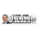 I'm an Obama Fan! Bumper Sticker  bumper stickers