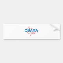 I'm an Obama Girl Bumper Sticker