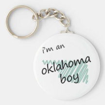 I'm an Oklahoma Boy Keychain