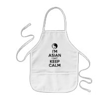 I'm Asian I Can't Keep Calm Aprons