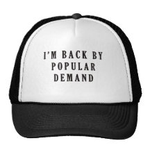 I'm back by popular demand mesh hats