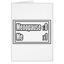 I'm Beating Menopause (Scoreboard) Card