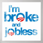 I'm broke and jobless Faded.png Posters