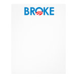 I'm Broke Letterhead Design