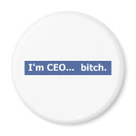 I'm CEO... bitch magnets