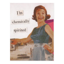 I'm Chemically Spirited Postcard