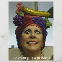 I'M CHIQUITA BONITA FULL COLOR FLYER