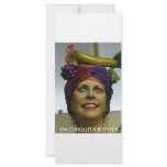 I'M CHIQUITA BONITA CUSTOM RACK CARD